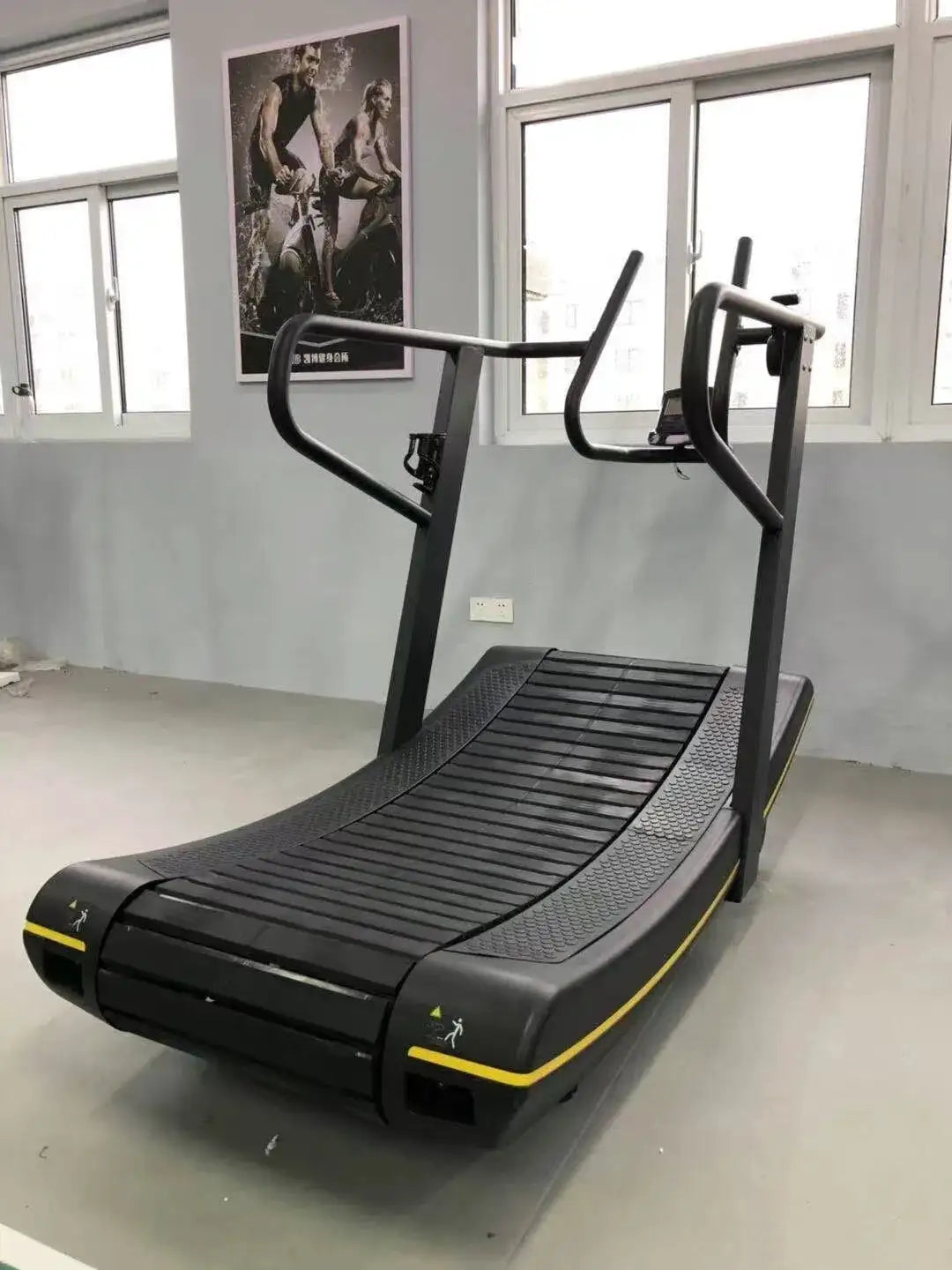 SRJOIN-Powerful Commercial Powerless treadmill, Silent, Private Education Studio, Household Curved Arc, Gym
