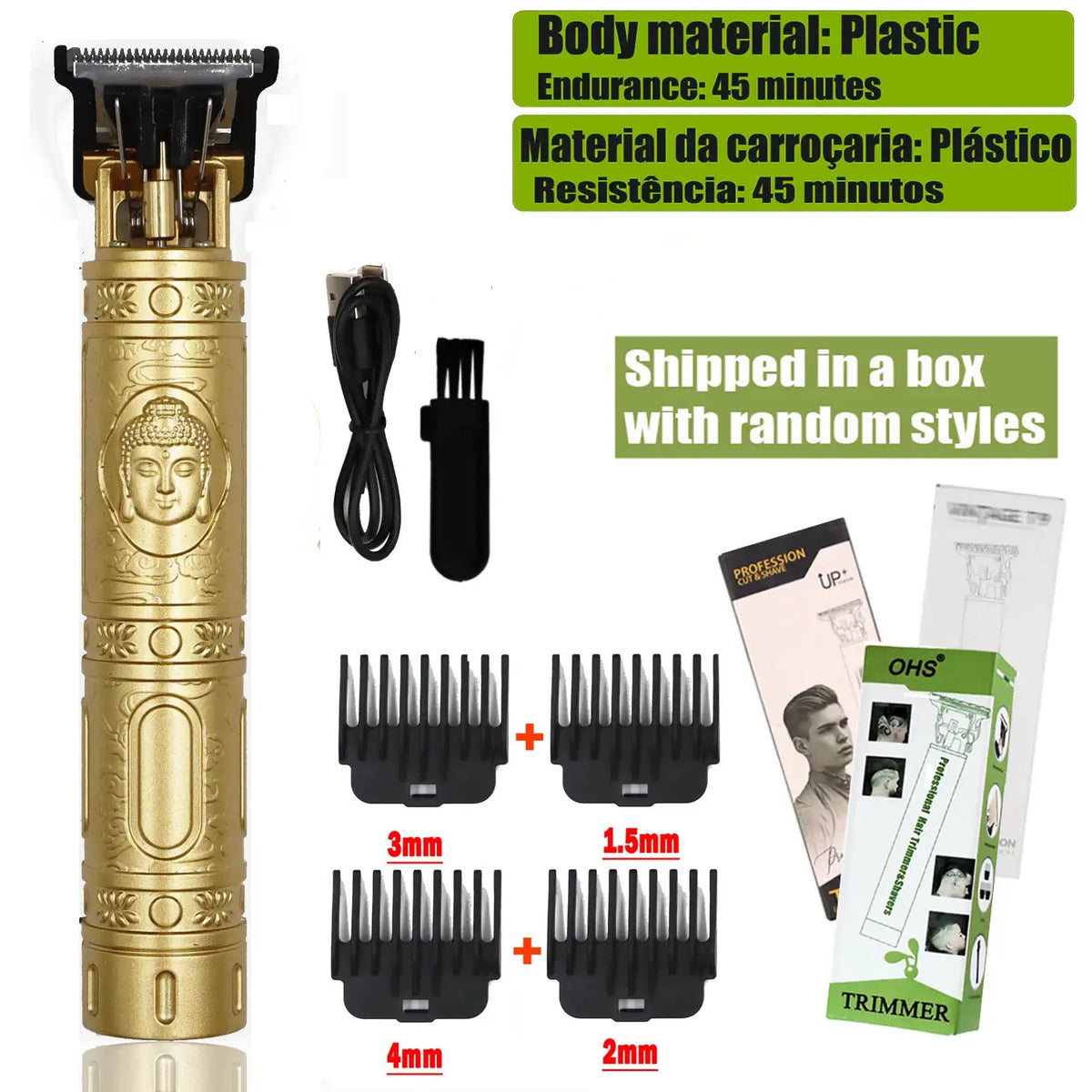 Hair Clippers - Precision Titanium Blades — product view 9