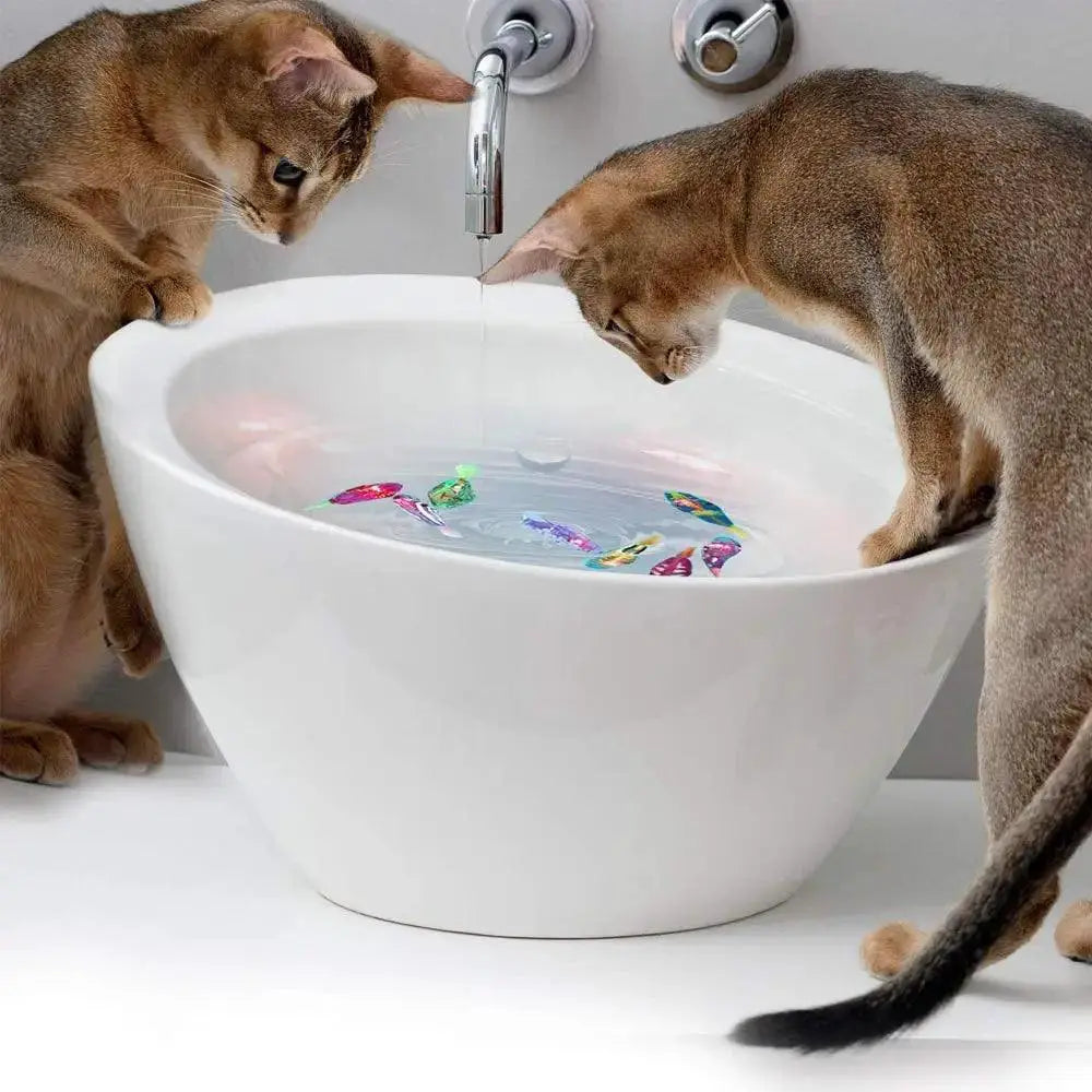 Electric Fish Water Toy for Cat Interactive Play Fun