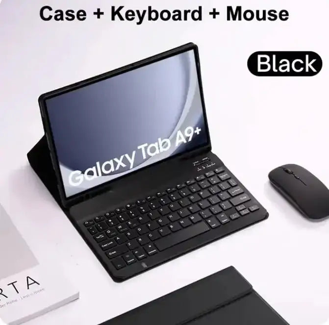 Samsung Tab Plus Keyboard Case - Shockproof - black 2 Spanish keyboard product image