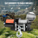 Electric Winch Steel Cable Remote