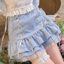 Mini Skirt Elegant Lolita Lace Designer for Summer Fashion