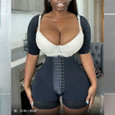 Postpartum Lace Body Shaper with Tummy Control & Nursing Ease