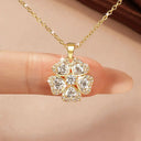 Dainty Gold Moissanite Necklace