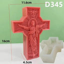 Jesus Easter Egg Rabbit Candle Silicone Mold