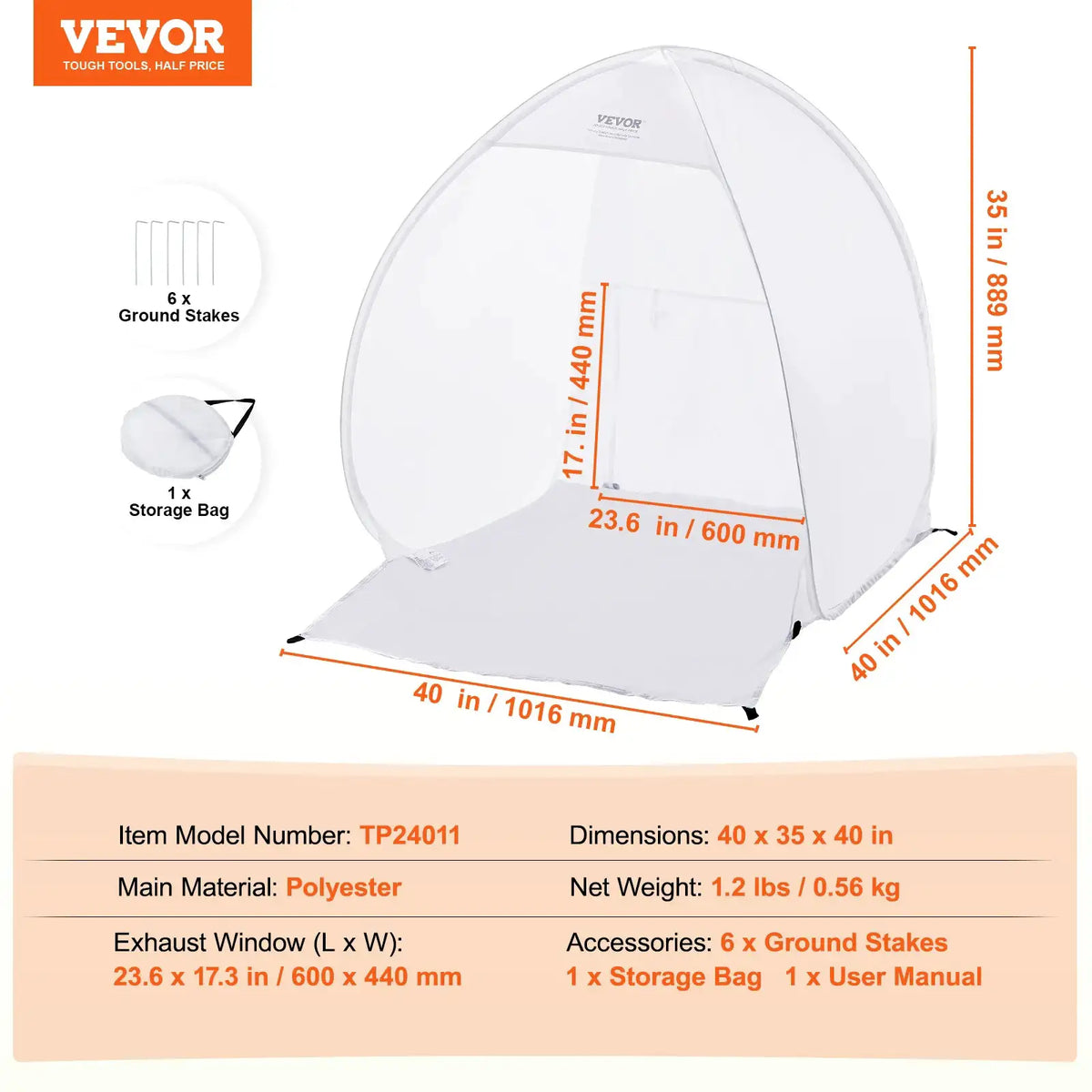 Spray Paint Shelter Tent — product view 7