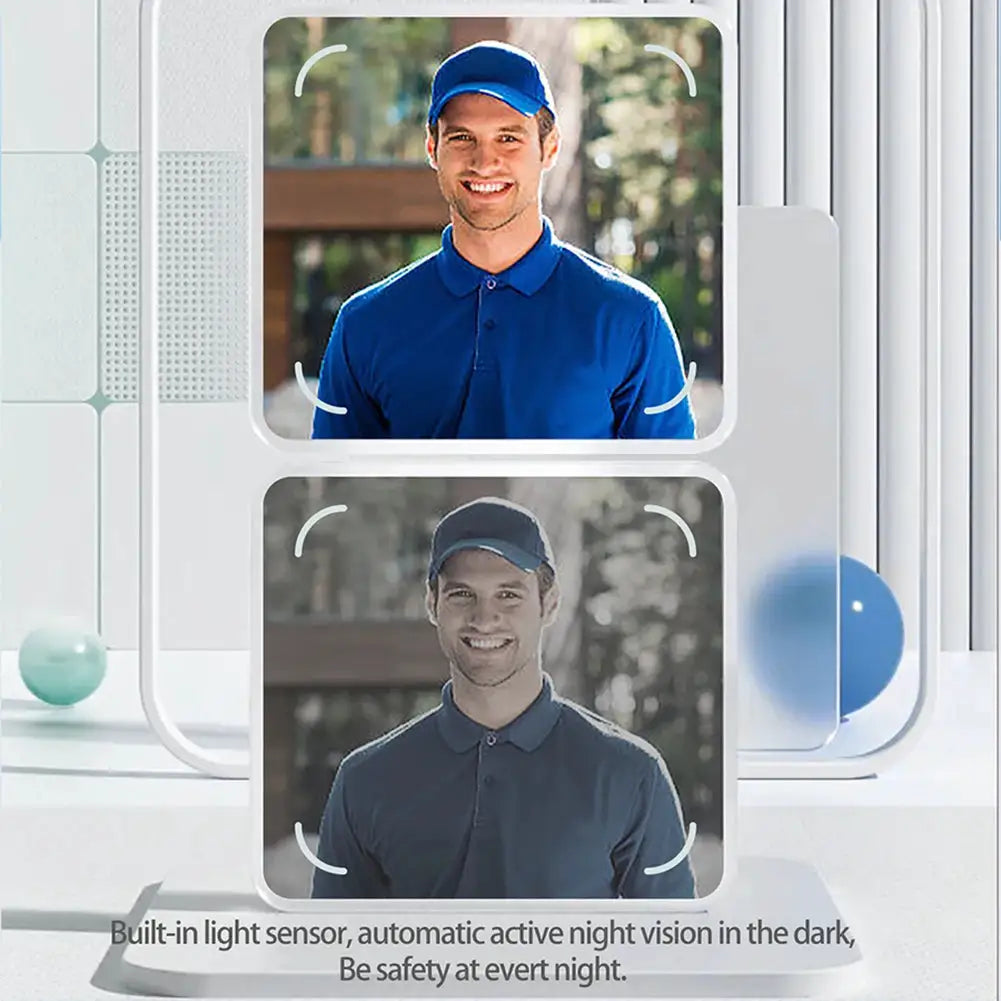 WiFi Wireless Video Doorbell IR Night Vision Doorbell Camera Home Door Bell for Home Security Alarm System