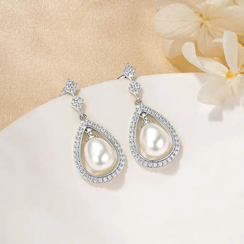 Gold Filled Pearl Earrings — product image 4