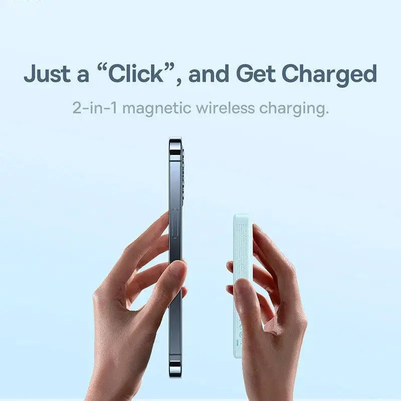 Baseus Magnetic Wireless Charger Power Bank Compact Charge