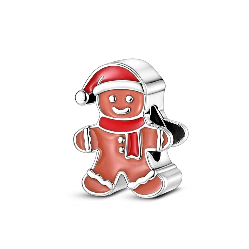 Merry Christmas Charm Bead Sterling