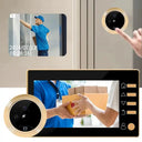 Smart Peephole Doorbell 3 Inch 1080P 140 Degree Wide View See Who Is There
