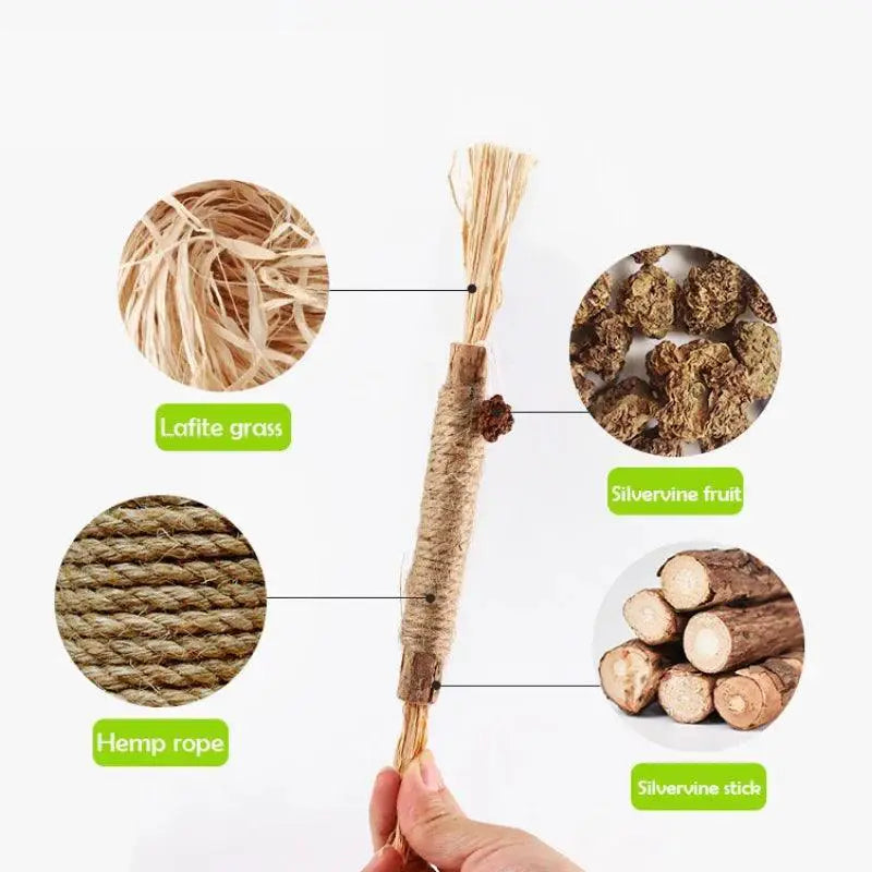 Catnip Chew Stick for Cats Dental Health and Stress Relief