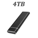 4TB large capacity portable SSD solid state drive, external high-speed storage, shock resistant and portable, suitable for lapto