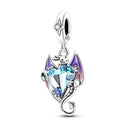 Sterling Silver Fire Dragon T-rex