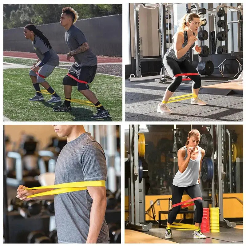 TPE Yoga Resistance Bands Set For Strength And Flexibility