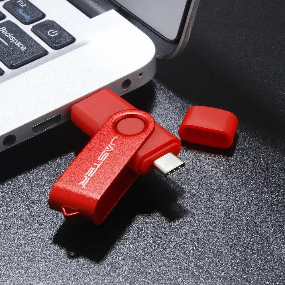 JASTER Rotatable USB Flash Drive Fast Data Transfer