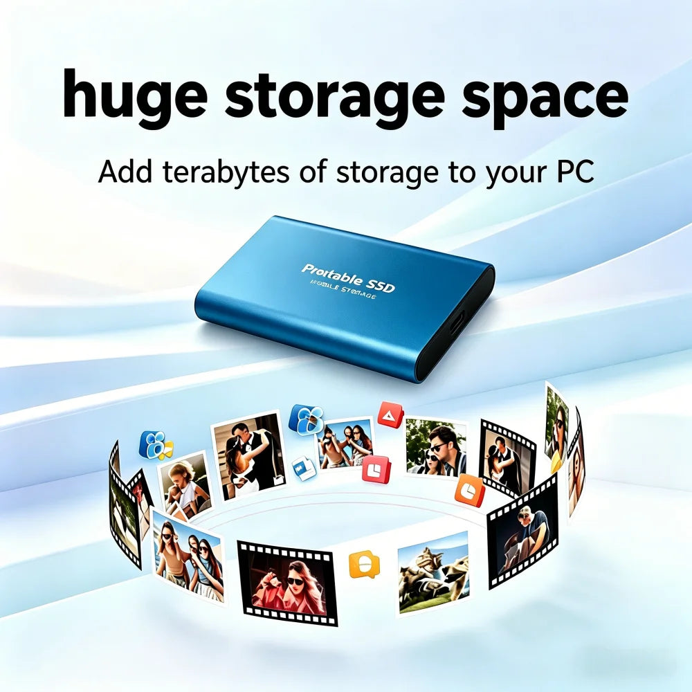 USB Computer External SSD Drive