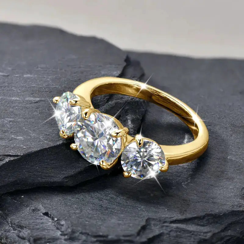 Anniversary Moissanite Ring For Couples — product image 3