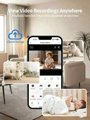 Clear 5MP Indoor Camera for Family Home Monitoring