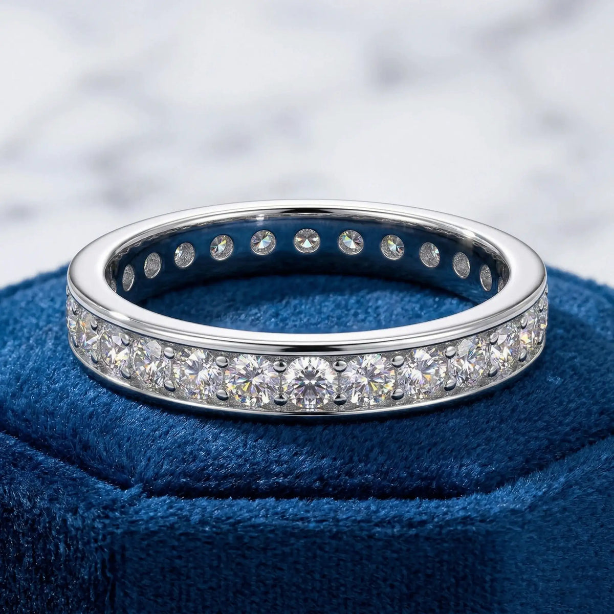 Luxury Moissanite Sterling Silver Ring — product image 2