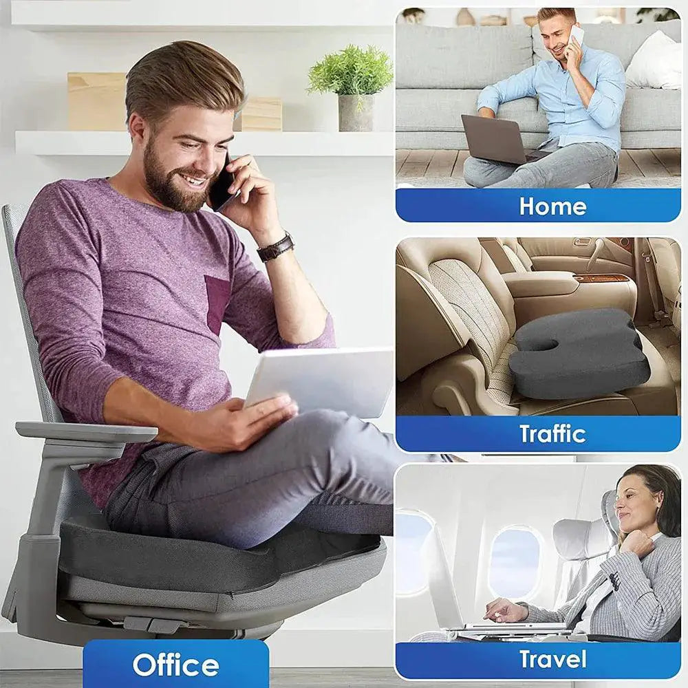 Ergonomic U Shaped Memory Foam Seat Cushion For Comfort