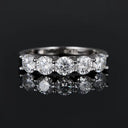 Round Moissanite Ring Carat