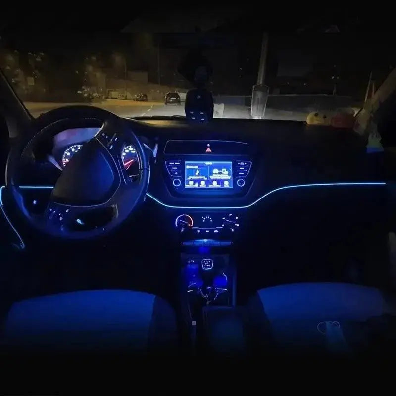 Car Interior Ambient LED Strip Lights USB Powered Decoration