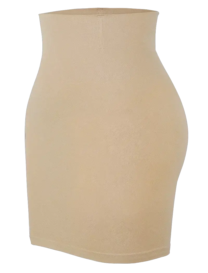 High Waist Tummy Control Half Slip Shapewear Builtin Panties