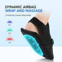 Airbag Foot Massager 3-levels Air Compression Inflatable Wrap Brace Kneading Acupoint Cordless Massage Belt Pad Ankle Relaxation