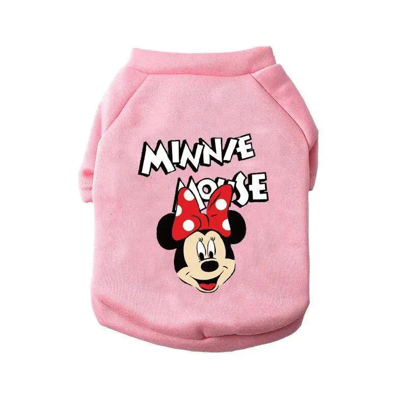 Disney Mickey Warm Dog Hoodie For Small To Medium Pets