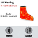 Red Light Heated Pad Foot Heating Wrap Massager 3-Mode Foot Hot Compress Muscle Relaxation Joint Comfort Fatigue Relief
