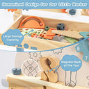 Robotime Wooden Kids Tool Bench Set