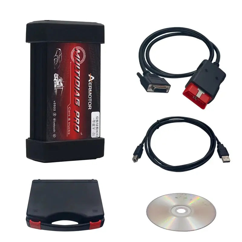 2021.11/2020.23 Keygen AER Multidiag Pro+ Bluetooth OBD2 Car Truck Scanner TCS PRO VCI V3.0 2PCB Real 9241 NEC Relay Plastic Box