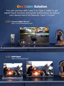 UPERFECT UColor J1 15.7 Inch 4K 10-Point Touchscreen Portable Monitor UHD 3840×2160 HDR Freesync 350Nits IPS Second Screen 16:9 1200:1 USB-C Plug & Play High-Resolution Gaming DIisplay Are Ideal For Laptop PC Mac PS5 Watchin