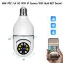 Smart Bulb Camera for Home Security NightVision HD