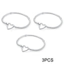 Sterling Silver Bracelet Bangles Love