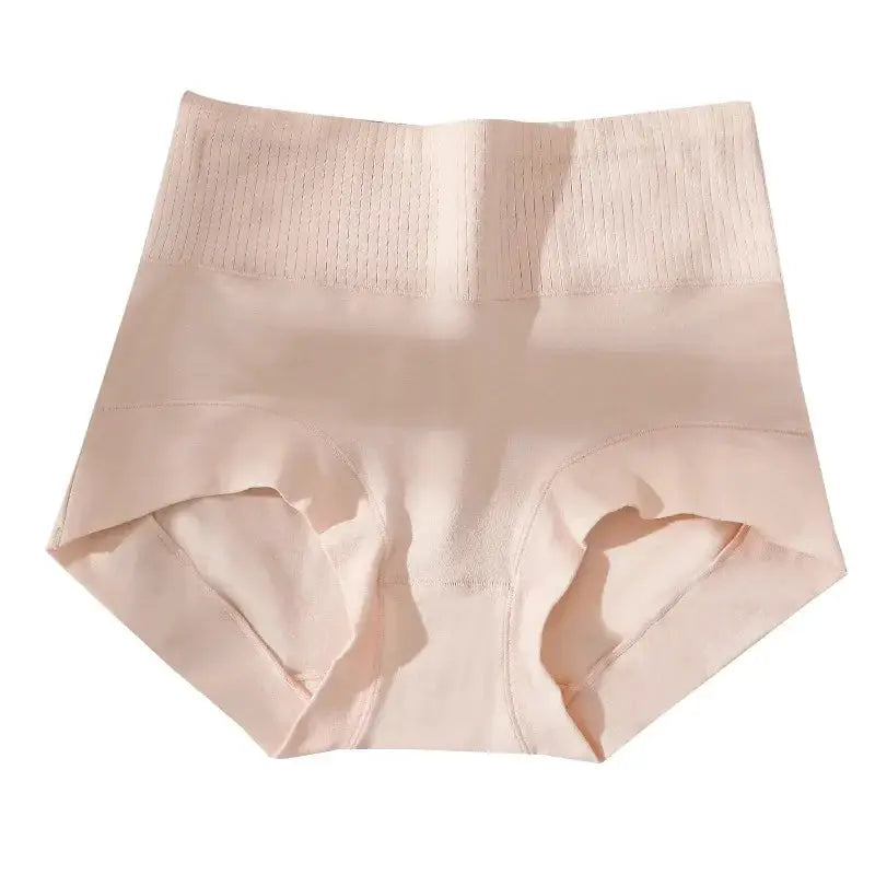 ZJX 4Pcs High Waist Cotton Women Panties Plus Size Shaper