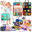 Travel Busy Board For Toddler Fine Motor