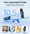 Wireless Lavalier Mic for Vloggers Pro