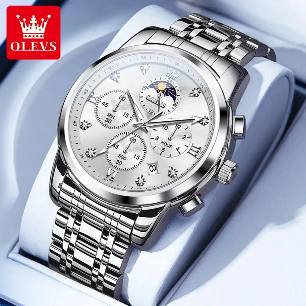 Olevs Premium Steel Quartz Watch — product image 14