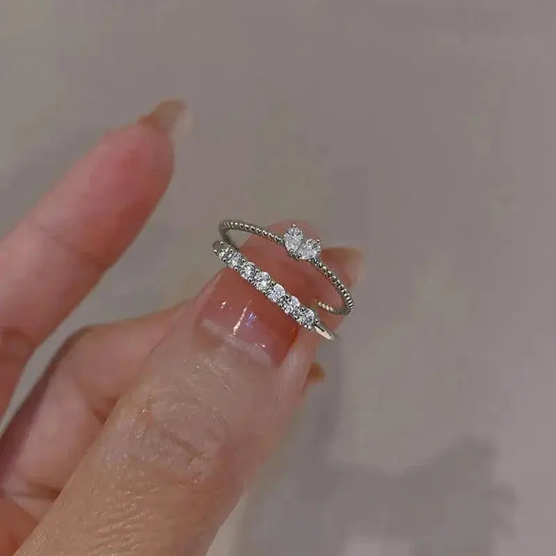 Mood Tracking Ring for Couples Zircon — product view 11