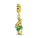 Charm Beads Sterling Silver Golden