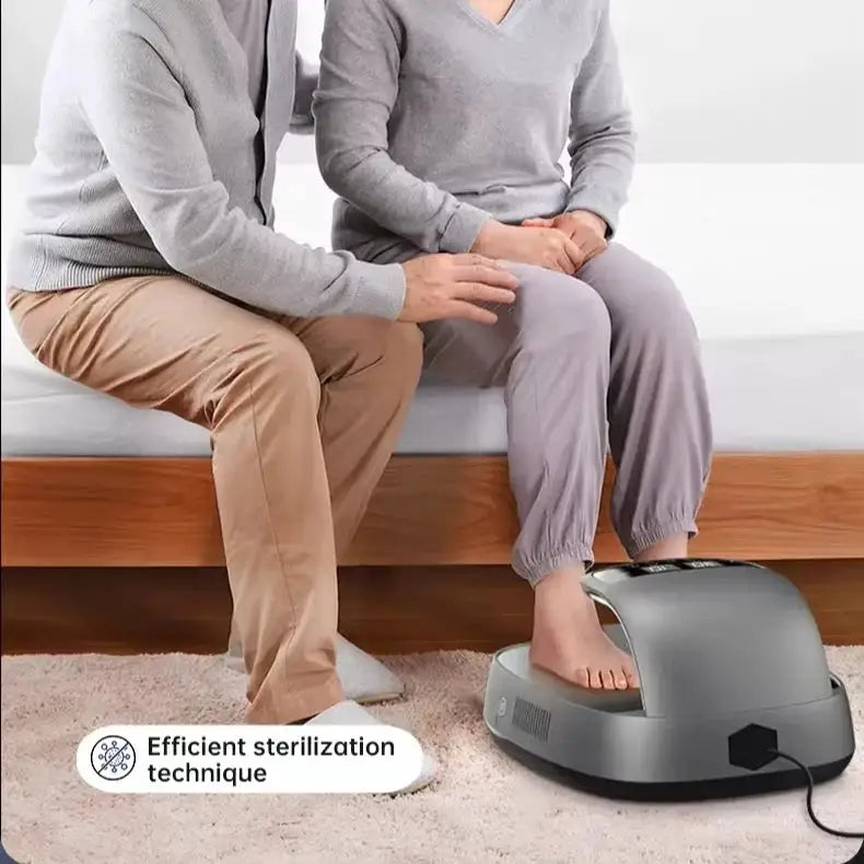 2026 Latest Technology Terahertz Foot Massage Product Plasma Sterilization Function Red and Blue Light Switching 2-in-1 Foot Spa