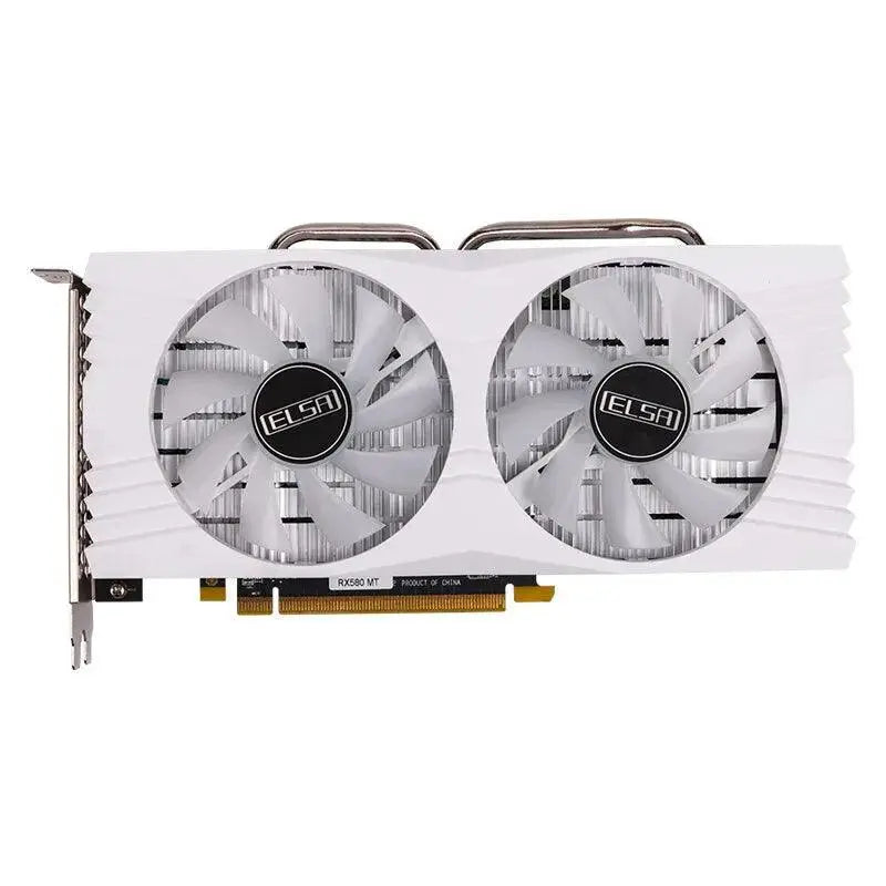 ELSA White Radeon RX GPU Unleash Extreme Gaming Power
