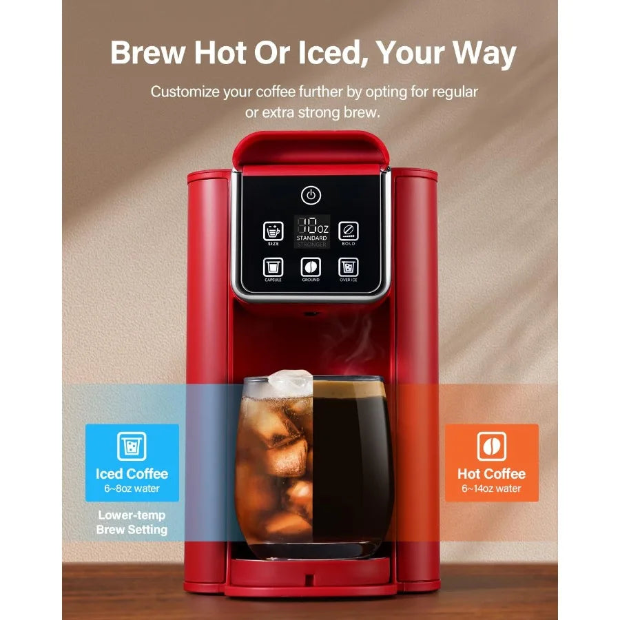 Single Serve Coffee Maker for Home and Office Use: Brews — product view 2