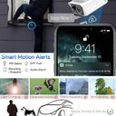 Solar-Powered 4MP Wireless Outdoor Security Camera