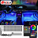 Rgb Car Ambient Foot Strip - App Music
