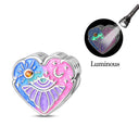 Sterling Silver Charm Beads Glowing