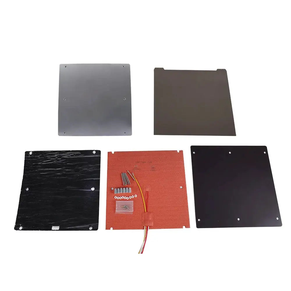 Sovol SV08 3D Printer S08 HotBed 10mm Riser Heated Bed Upgrade Kit 120/240V Silicone Heater 0.1mm Flat Aluminum Bed By Nadir