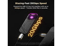 KingSpec RGB Portable SSD